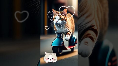 Kitten motorcyle funny #short #trend #kucing #catshorts