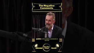 Jordan B Peterson, The Negative Comments