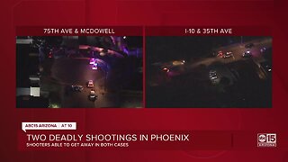 Two deadly shootings in Phoenix