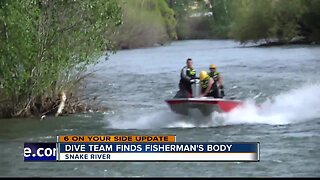 Dive team finds missing fisherman's body in the Snake River