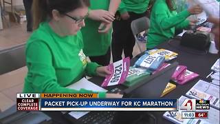Packet pick-up underway for KC Marathon