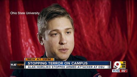 Ohio State officer who stopped attacker: 'I knew people were being hurt and I didn't like that'