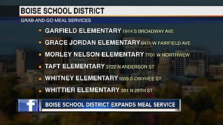 Boise School District expanding sack meals starting March 30