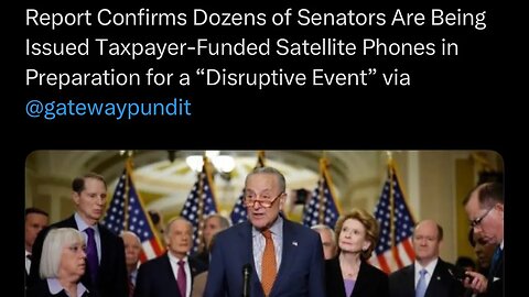 Stolen Explosives and Senators given Satellite Phones!! What Are They Planning Next???