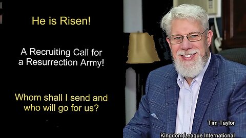 The Recruiting Call for the Resurrection Army on Resurrection Sunday!