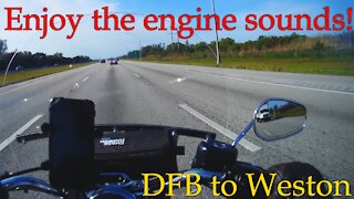 Enjoy the engine sounds. Deerfield Beach to Weston 12/6/2020