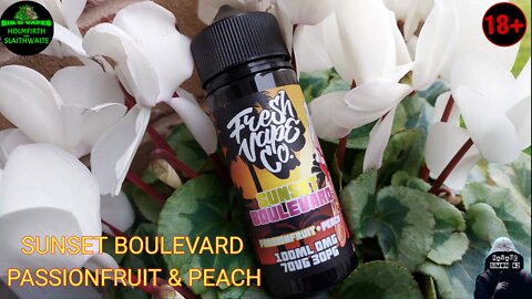 FRESH VAPE CO SUNSET BOULEVARD E-LIQUID REVIEW 🔞 #vapedistillery #freshvapeco #bigdvapes