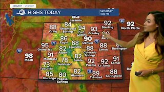 A warm weekend across Colorado