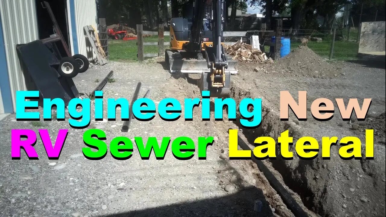 No. 653 Installing The Sewer Lateral For RV Cleanout