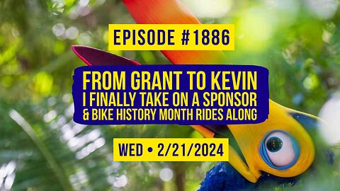 Owen Benjamin | #1886 From Grant To Kevin, I Finally Take On A Sponsor & Bike History Month Rides Along