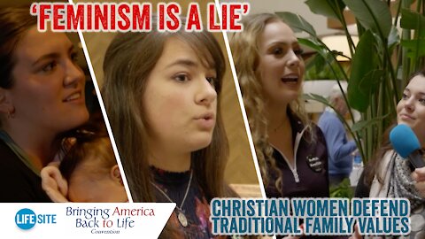 'Feminism is a lie': Christian women defend traditional family values