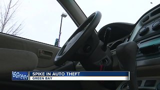 Auto theft up in Green Bay