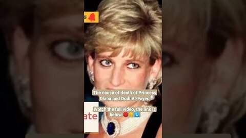 The cause of death of Princess Diana and Dodi Al-Fayed