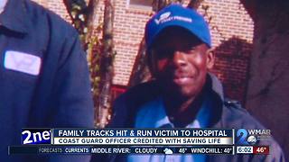 Family tracks hit & run victim to hospital