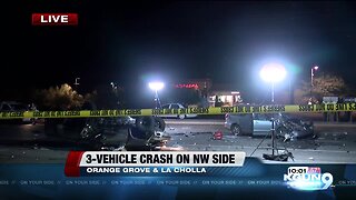 PCSD investigating three-vehicle crash on the Northwest side