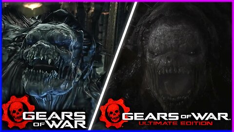 Berserker Scene Gears of War Compared to Gears of War: UE