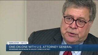 Attorney General William Barr talks Operation Legend in Detroit