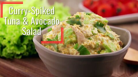 Keto Curry Spiked Tuna and Avocado Salad | Quick & Flavorful Recipe