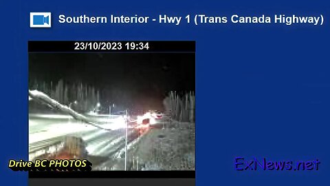 BC Road Conditions SNOW 24 hours Highlights October 23 24 2023