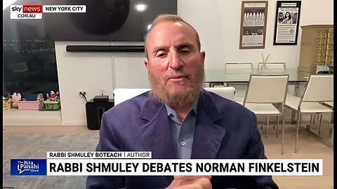 RABBI SHMULEY NORMAN FINKELSTEIN IS A ‘JEWISH JEW-HATER’: RABBI SHMULEY BOTEACH