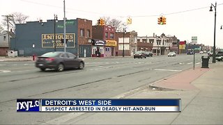 Suspect arrested in deadly hit-and-run on Detroit's west side