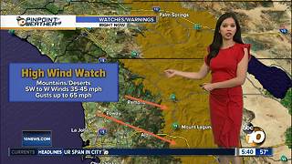 10News Pinpoint Weather for Sun. Apr. 15, 2018