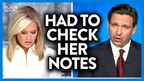 Fox Host Forced to Check Her Notes After DeSantis Delivers Shocking Answer | DM CLIPS | Rubin Report