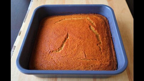 Fizzy Water Corn Bread - Light and Fluffy Cornbread - No Egg!