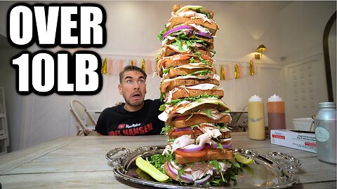 "IT IS IMPOSSIBLE" NIGHTMARE TURKEY SANDWICH CHALLENGE (Hardest Sandwich Challenge Ever)