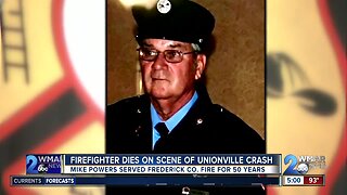 Firefighter dies on scene of Unionville crash