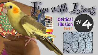 "Fun with Lines" Optical Illusion Pt 1 Lesson #4