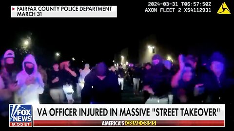 Crowds swarm Virginia police officers in 'street takeover' | Fox News