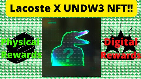 Lacoste Immersive Fashion Experience NFT Collection With UNDW3!