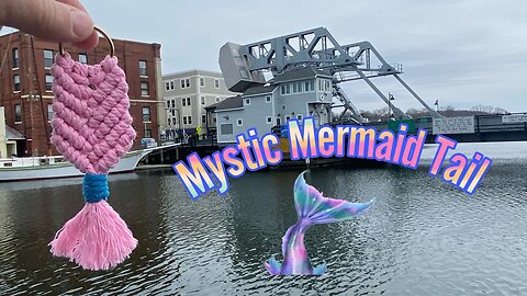 Make a Mystic Mermaid Tail - easy macrame fish tail keychain