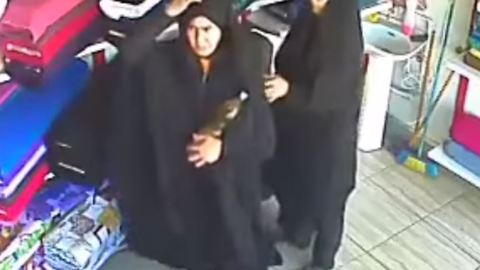 Two Women Shoplifting on Textile Shop Caught on CCTV