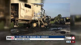 Three dead, several others injured in head-on crash in Glades County