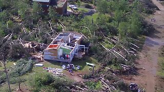 Tornado causes damage as storms rip western Wisconsin