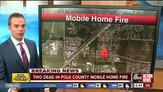 Deputies: Two people killed in mobile home fire in Polk Co.