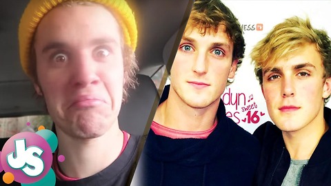 Did Justin Bieber Just SHADE Jake & Logan Paul in His Vlog? -JS