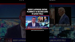 Biden's Approval Rating Plummets to Record Lows in Latest Poll!