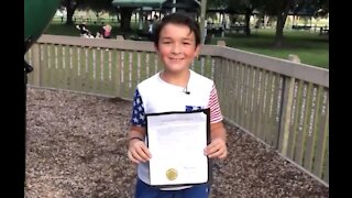 St. Lucie County boy recognized for speaking out about bullying