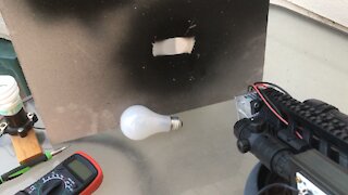 Initial Test 125 W Laser Rifle