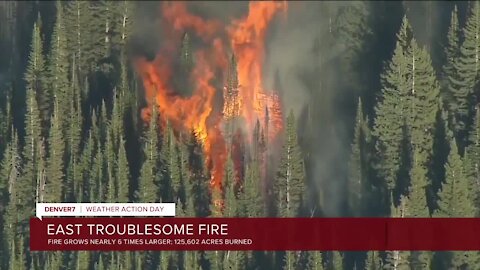 East Troublesome Fire explodes in size to 170K acres, forcing evacuations around Grand Lake, Estes Park