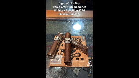 Cigar of the Day: RoMa Craft Intemperance Whiskey Rebellion 1794 Husband 4.5x60 #Cigars #Cigar