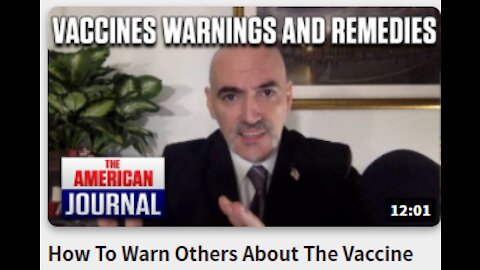How To Warn Others About The Vaccine
