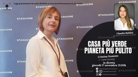 Casa più verde pianeta più pulito - Baldini intervista Cristina Dominte