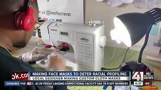 Making face masks to deter racial profiling