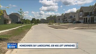 Customers claim contractor left weed-infested projects unfinished