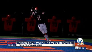 Benjamin defeats Archbishop McCarthy 10/30