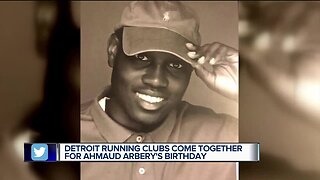 Detroit running clubs come together for Ahmaud Arbery's birthday